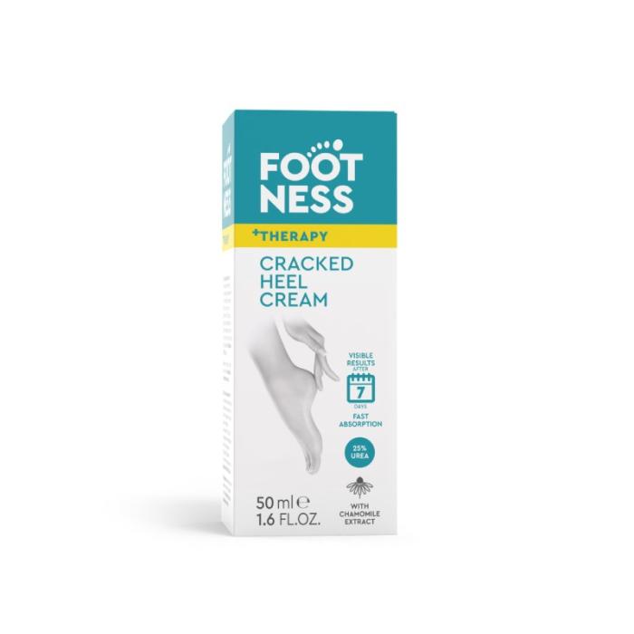 FOOTNESS Cracked Heel 25% Urea krēms (saplaisājušiem papēžiem) 50ml