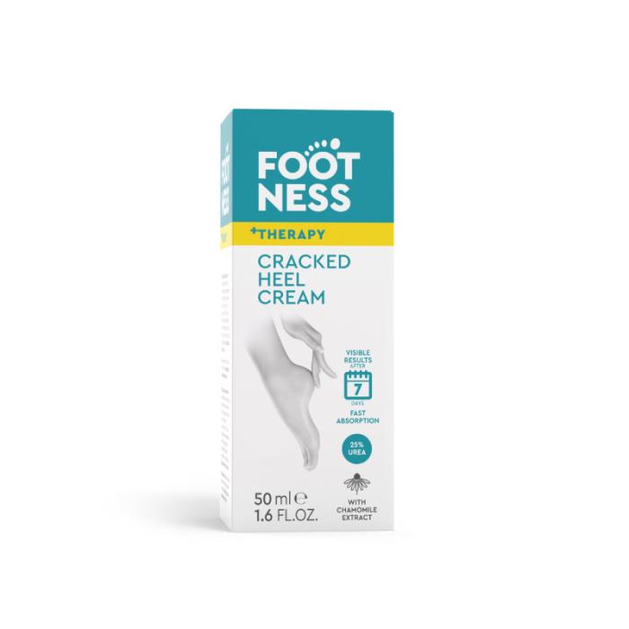 FOOTNESS Cracked Heel 25% Urea krēms (saplaisājušiem papēžiem) 50ml