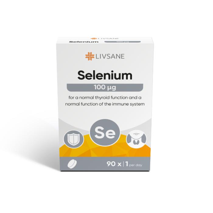 LIVSANE Selēns 100mcg tabletes N90
