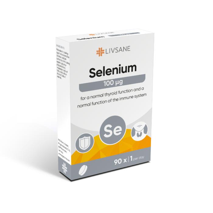LIVSANE Selēns 100mcg tabletes N90