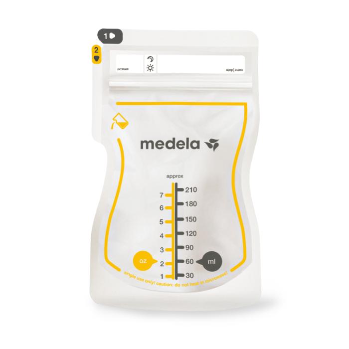 MEDELA piena uzglabāšanas maisiņi 210 ml N25