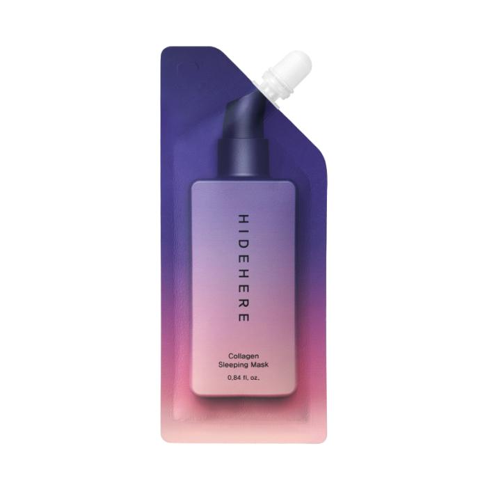 HIDEHERE Nakts maska ar kolagēnu 25 ml