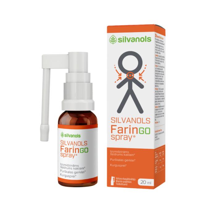 FARINGOSPRAY Silvanols aerosols 20ml