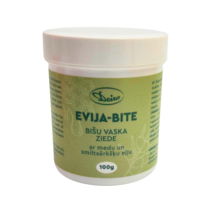 EVIJA-BITE bišu vaska ziede ar medu un smiltsērkšķu eļļu 100g