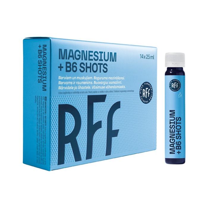 RFF Magnesium+B6 vit. Shots šķidrums 25ml N14