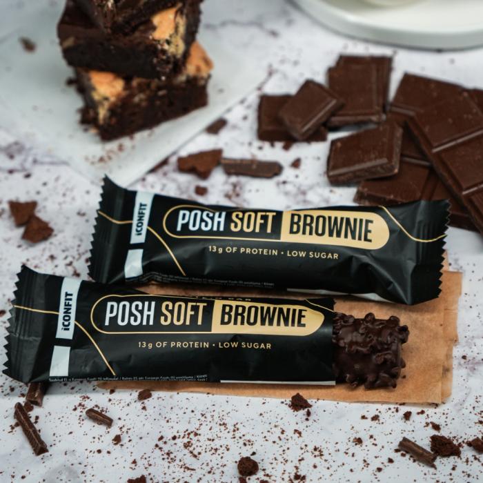 ICONFIT Posh Soft Brownie proteīna batoniņš 40g