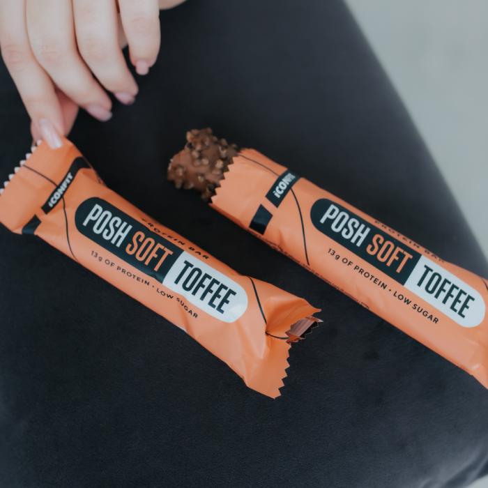 ICONFIT Posh Soft Toffee proteīna batoniņš 40g