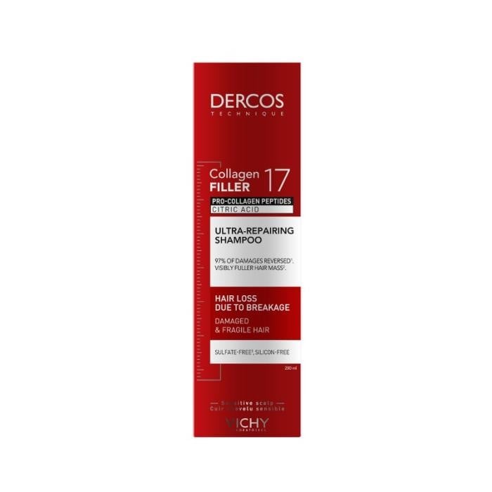 VICHY Dercos Collagen 17 Filler īpaši atjaunojošs šampūns 200ml