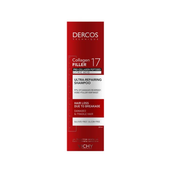 VICHY Dercos Collagen 17 Filler īpaši atjaunojošs šampūns 200ml