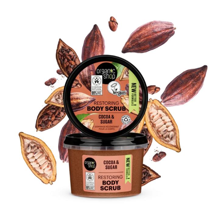 ORGANIC SHOP Cocoa&Sugar ķermeņa skrubis 250ml
