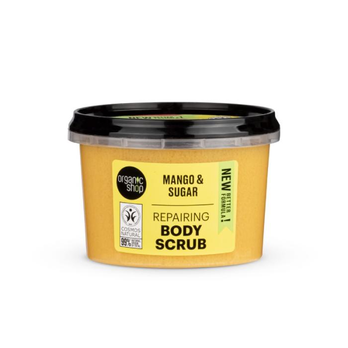 ORGANIC SHOP Mango&Sugar ķermeņa skrubis 250ml