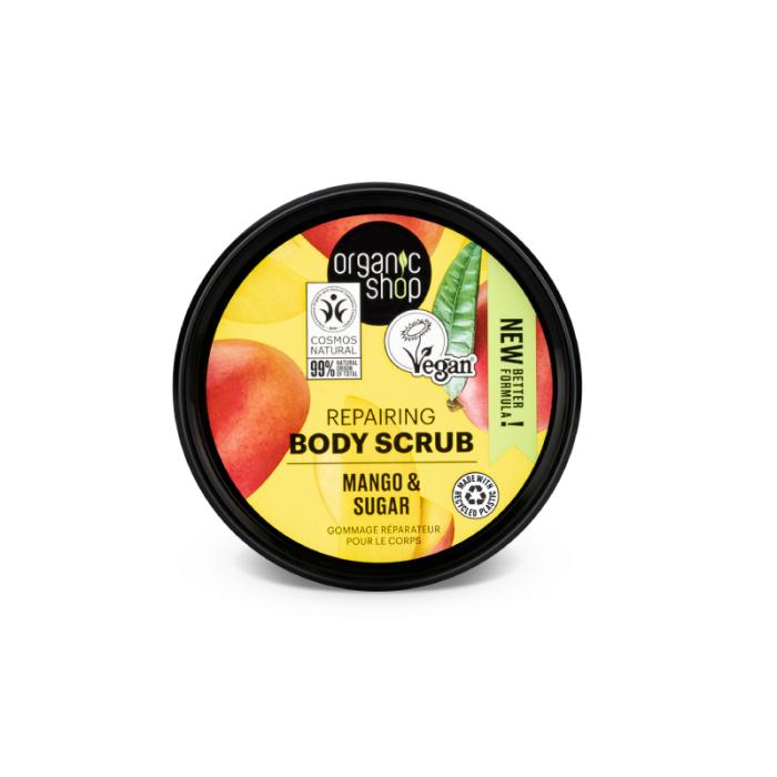 ORGANIC SHOP Mango&Sugar ķermeņa skrubis 250ml