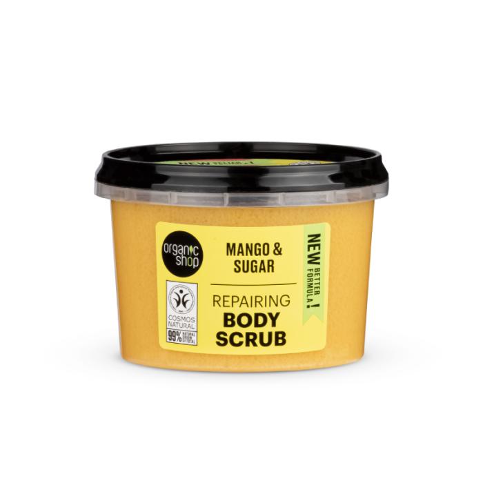 ORGANIC SHOP Mango&Sugar ķermeņa skrubis 250ml