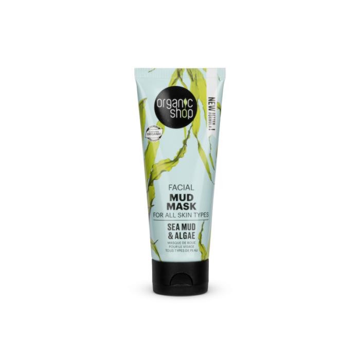 ORGANIC SHOP Sea Mud&Algae dūņu sejas maska 75ml