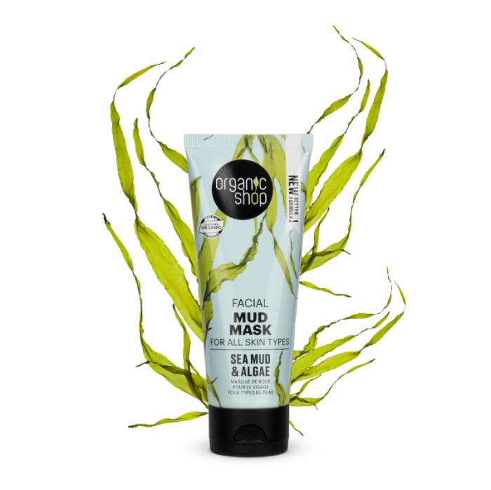 ORGANIC SHOP Sea Mud&Algae dūņu sejas maska 75ml
