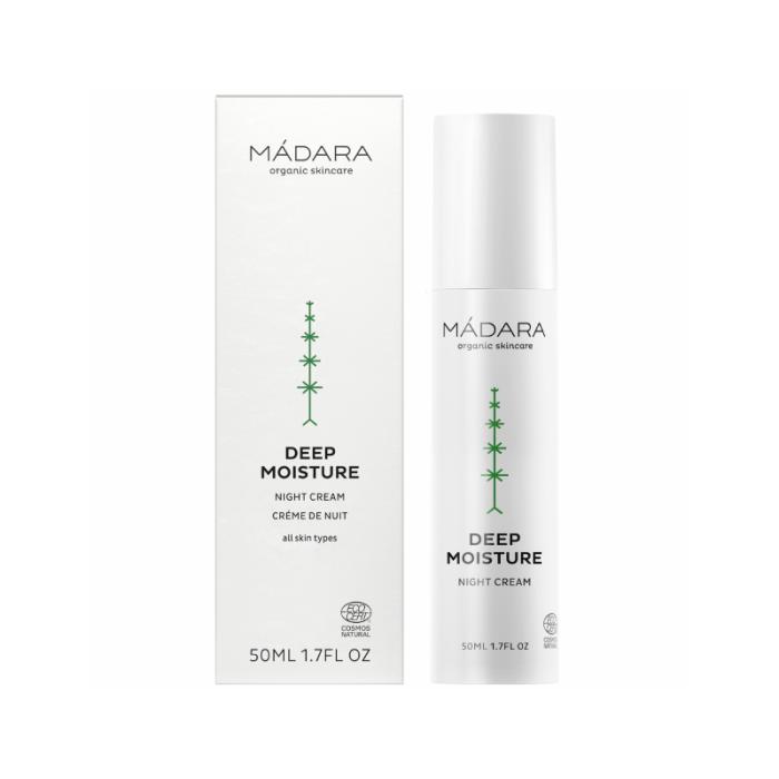 MADARA Deep Moisture mitrinošs nakts krēms 50ml