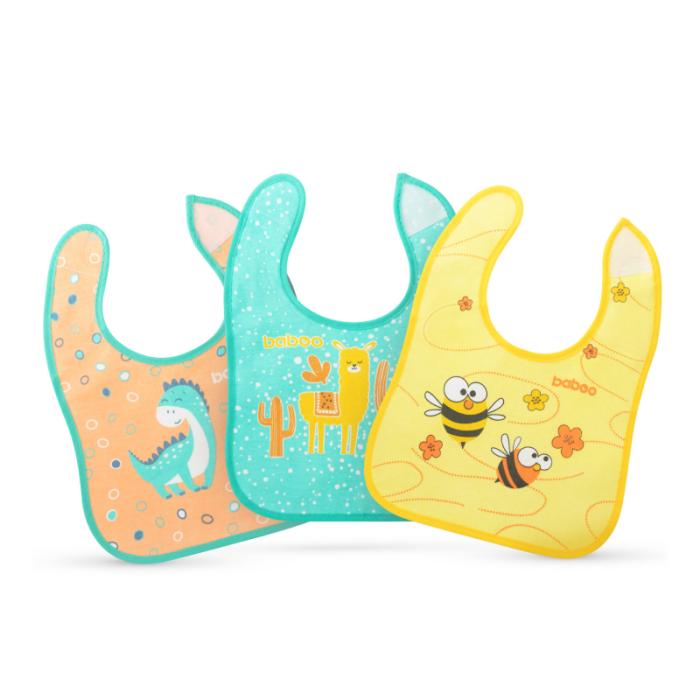 BABOO kokvilnas siekalu priekšautiņi Friends 0+ mēnēši N3