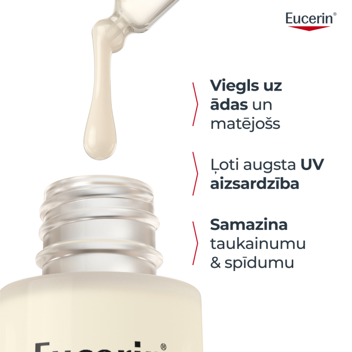 EUCERIN Sun Oil Control SPF 50+ īpaši viegls ikdienas serums 30ml