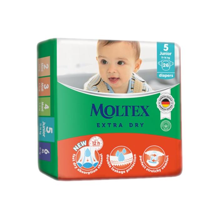 MOLTEX Extra Dry autiņbiksītes 5 Junior N26