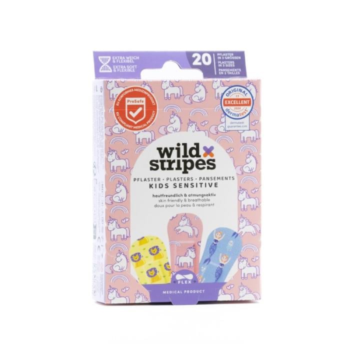 WILD STRIPES Kids Sensitive Fantasy plāksteri N20