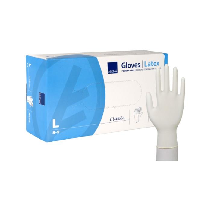 ABENA nepūderēti lateksa cimdi nepūderēti L N100