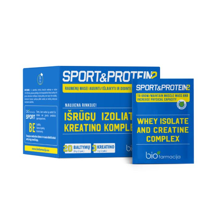 BIOFARMACIJA Sport&Protein2 pulveris N28