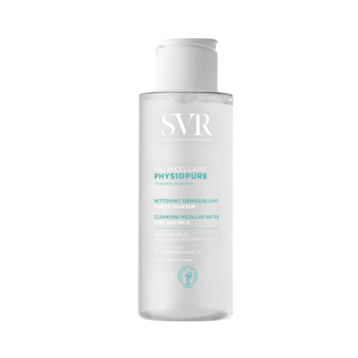 SVR Physiopure Eau Micellaire micelārais ūdens dekoratīvās kosmētikas notīrīšanai 100 ml