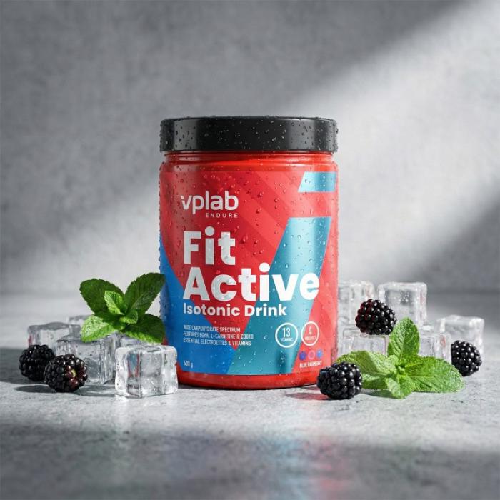 VPLAB FitActive Blue Raspberry pulveris 500 g