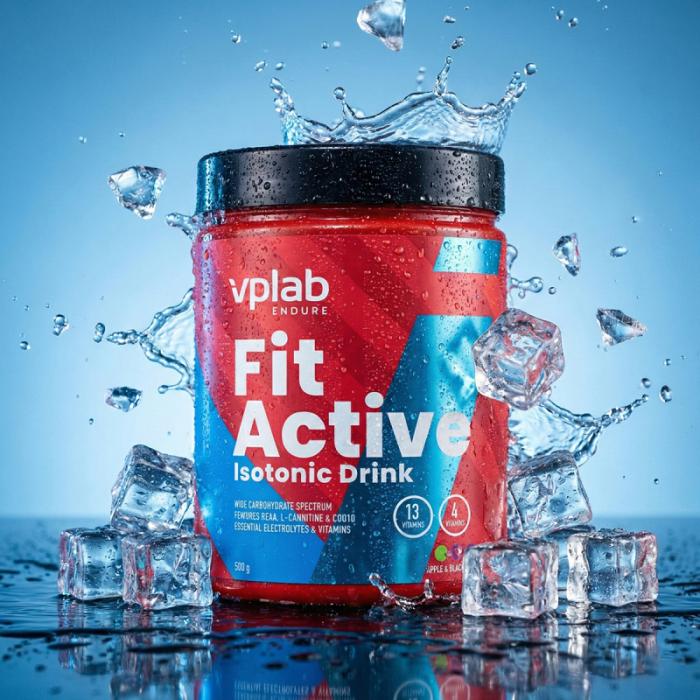 VPLAB FitActive Apple&Blackcurrant pulveris 500 g