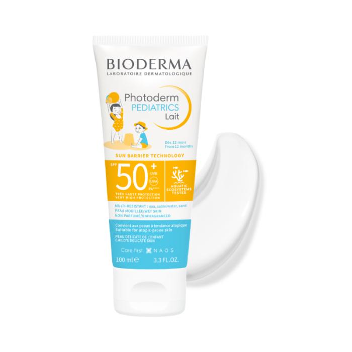 BIODERMA Photoderm Pediatrics Lait  SPF50+ saules aizsargpieniņš bērniem 12+mēn. 100 ml