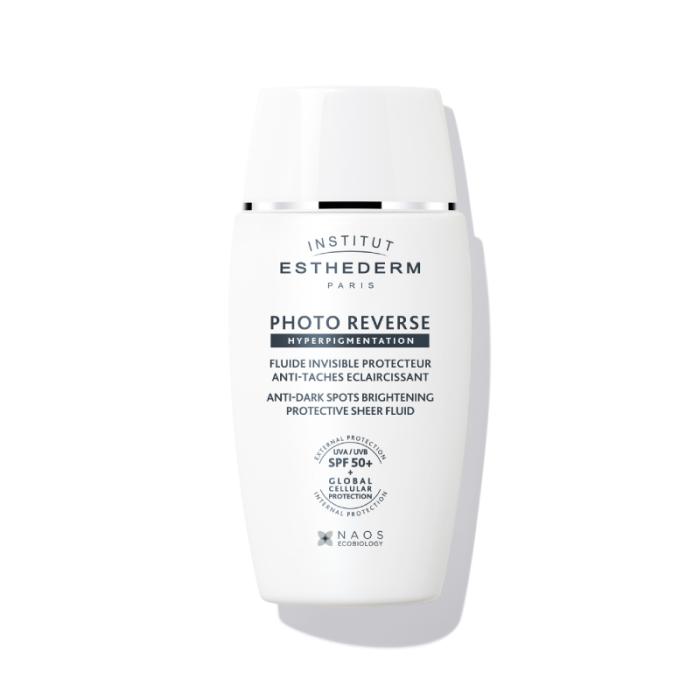 INSTITUT ESTHEDERM Photo Reverse SPF50+ aizsargājošs fluīds sejai ar pigmentāciju 40 ml