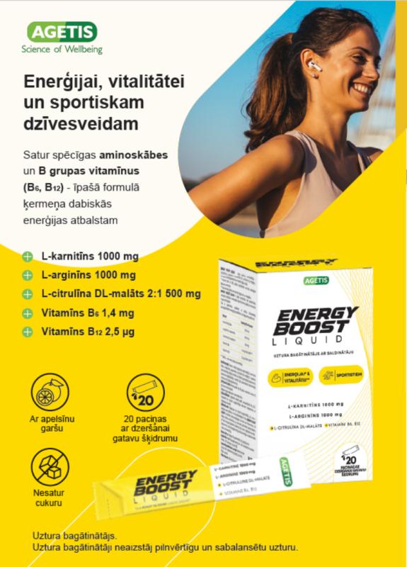 ENERGY BOOST Liquid šķidr.ums 15ml N20