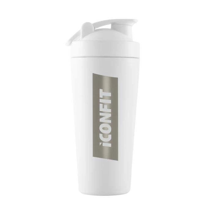 ICONFIT nerūsējošā tērauda šeikeris balts 800ml