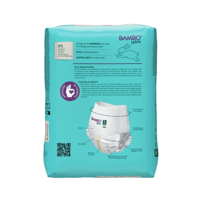 BAMBO NATURE biksītes 8. izmērs 19+ kg N16