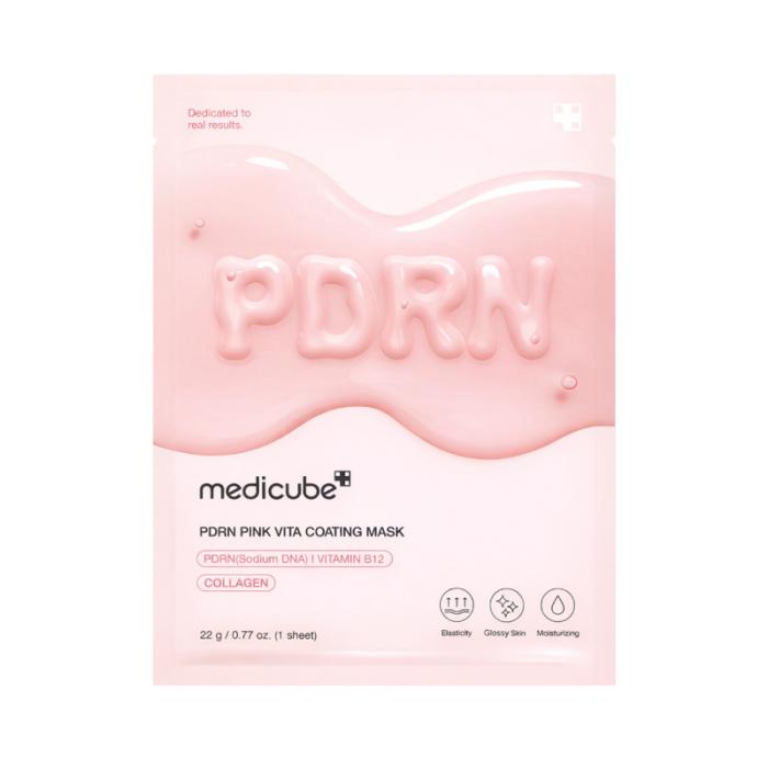MEDICUBE PDRN Pink Vita Coating sejas maska 22 g N1