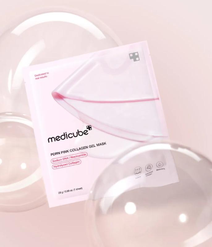 MEDICUBE PDRN Pink Collagen Gel sejas maska 28 g N1