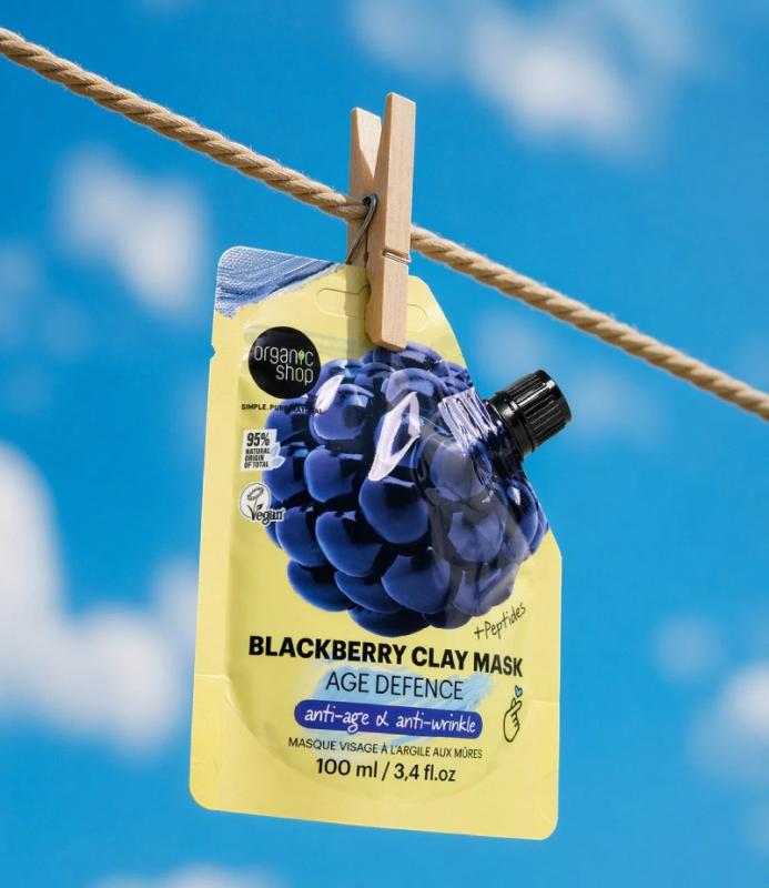 ORGANIC SHOP Blackberry māla sejas maska 100ml