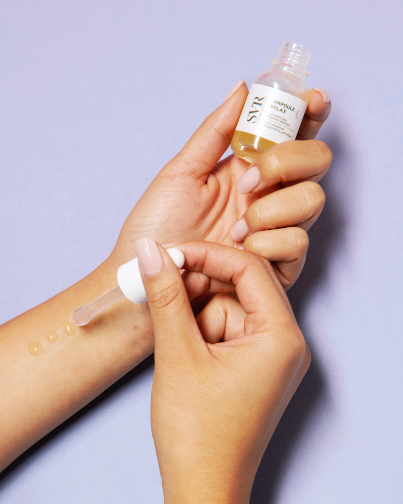 SVR Ampoule Relax nakts acu serums 15 ml