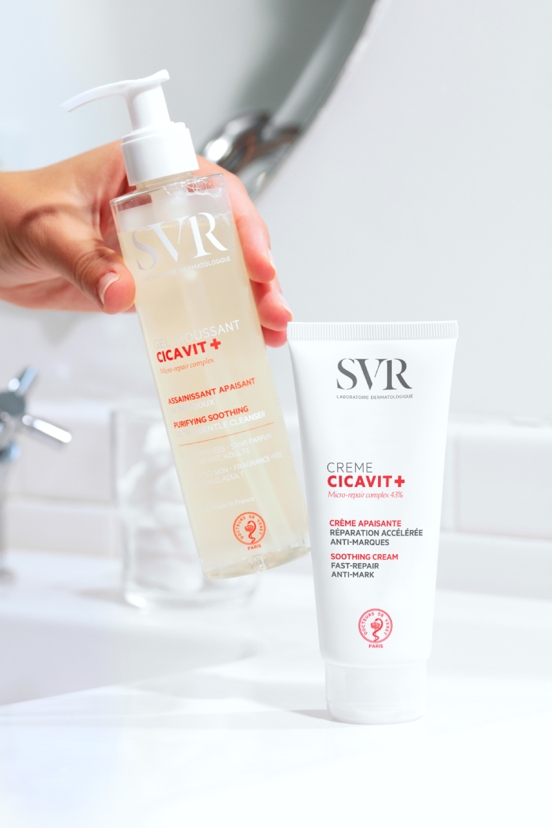 SVR Cicavit+ Gel Moussant mazgāšanas želeja kairinātai un bojātai ādai 200 ml