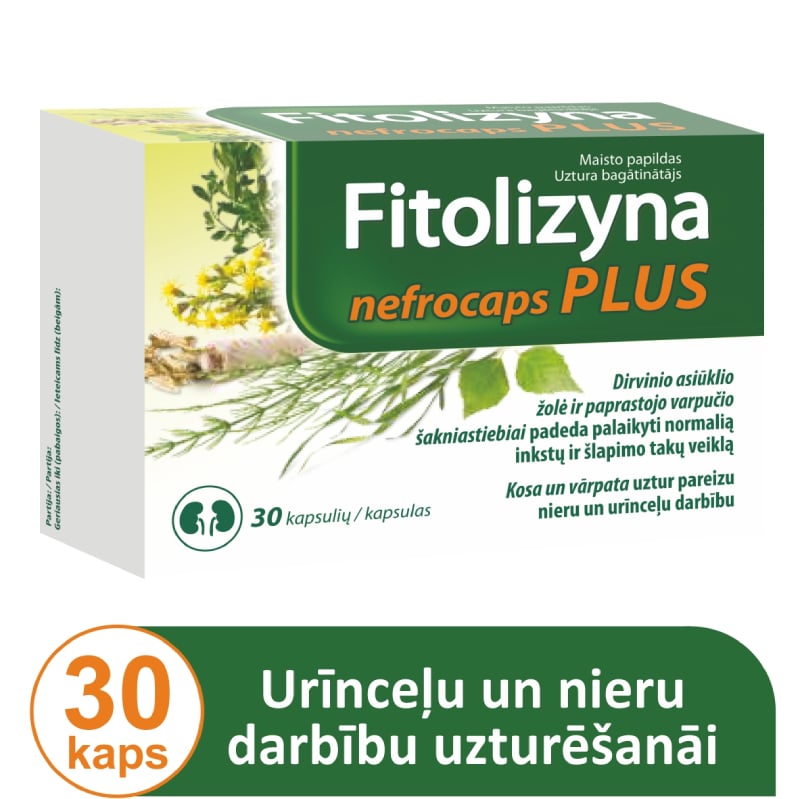 FITOLIZYNA Nefrocaps Plus kapsulas N30