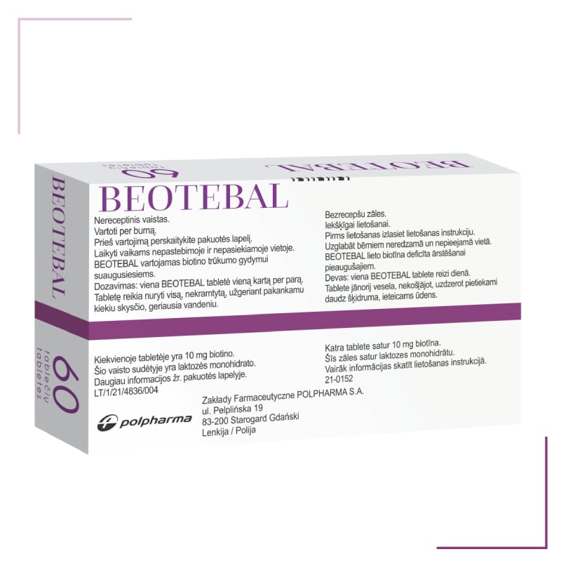BEOTEBAL 10mg tabletes N60