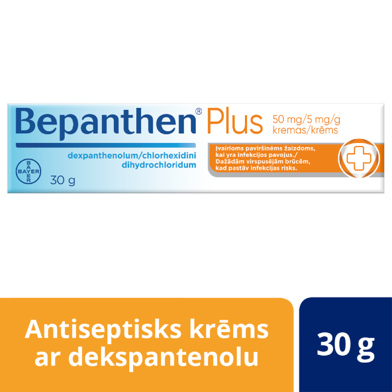BEPANTHEN Plus 50 mg/5 mg/g krēms 30 g