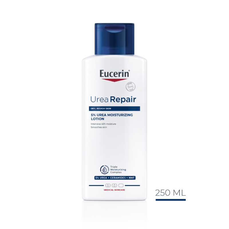 EUCERIN UreaRepair Plus 5% ķermeņa losjons 250 ml