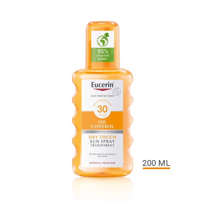 EUCERIN Sun Oil Control Dry Touch SPF30 saules aizsarglīdzeklis 200 ml