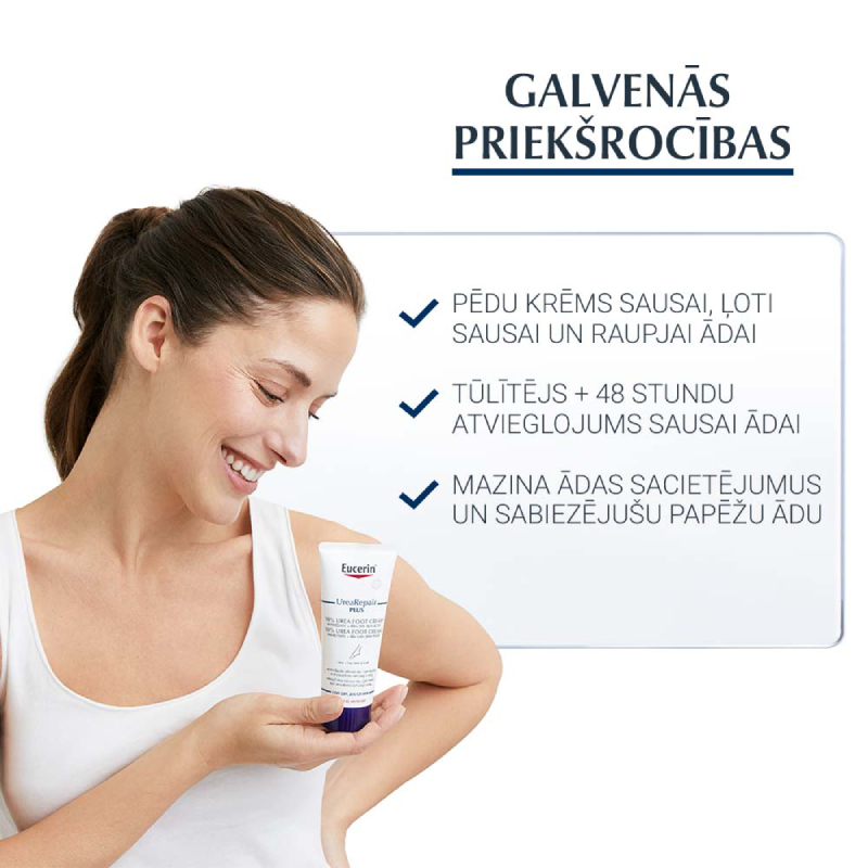 EUCERIN UreaRepair Plus 10% kāju krēms 100 ml