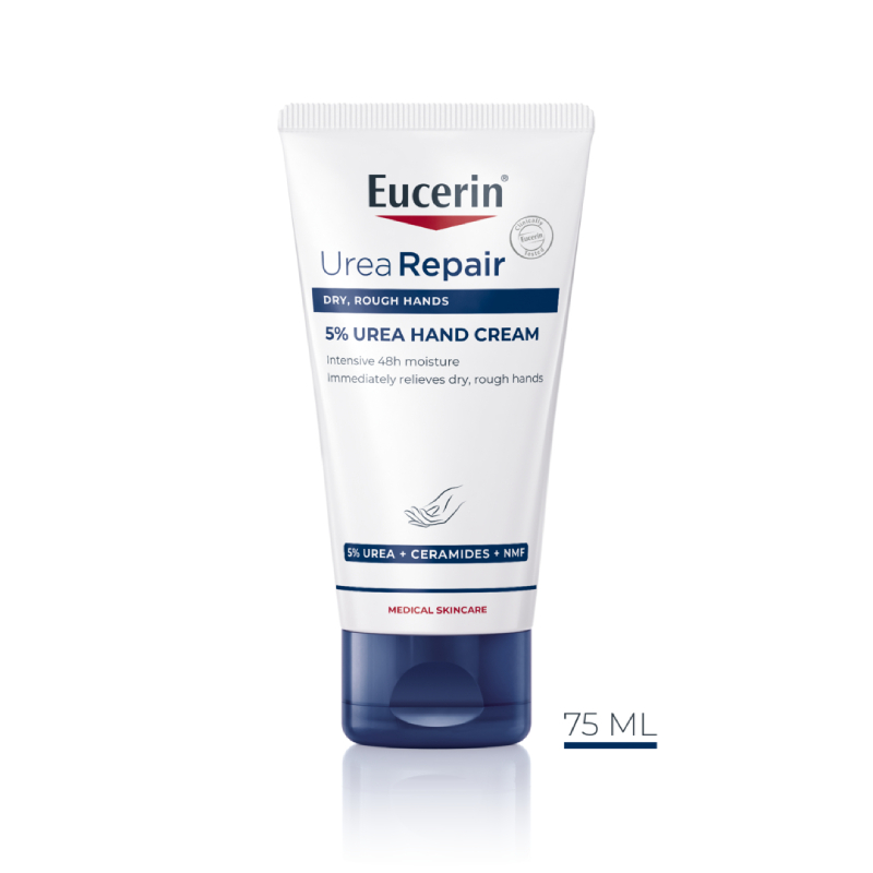 EUCERIN UreaRepair Plus krēms rokām ar 5% urea 75 ml