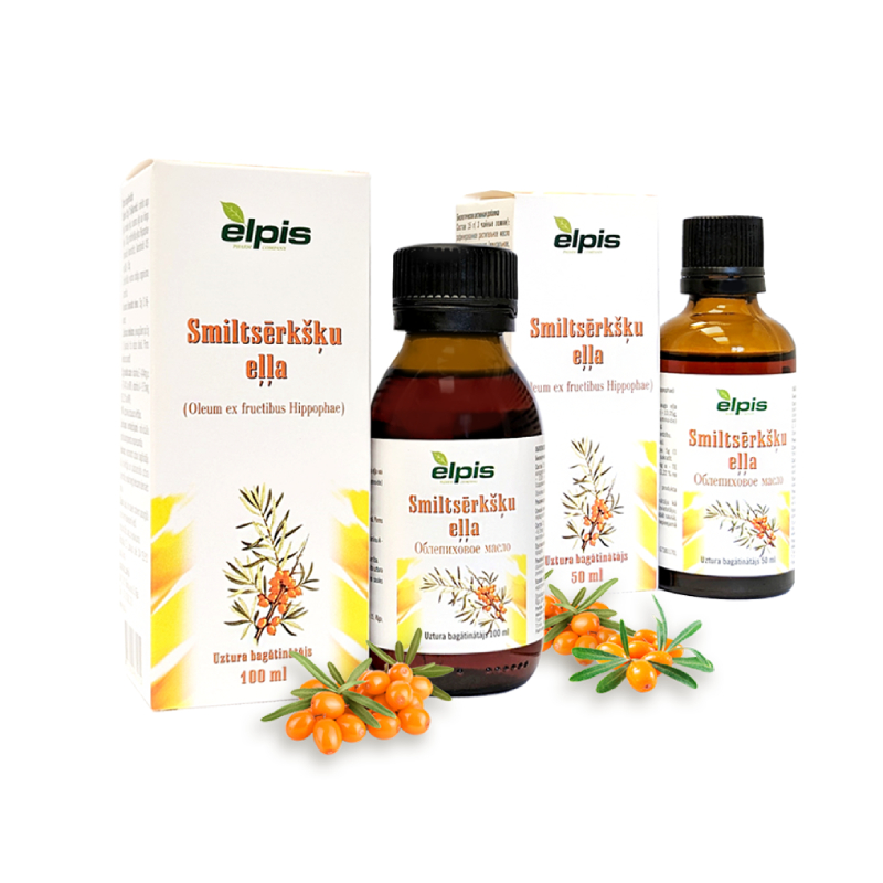 ELPIS Smiltsērkšķu eļļa 100ml