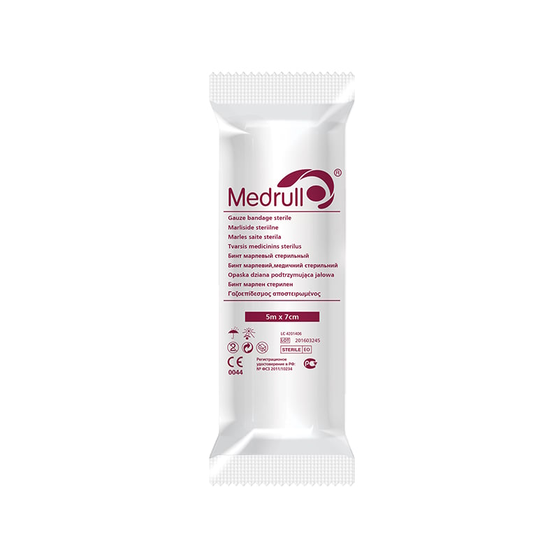 MEDRULL saite marles sterila 5 m x 7 cm