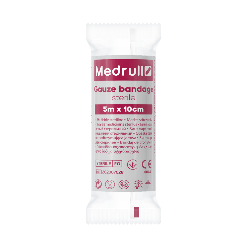 MEDRULL saite marles sterila 5 m x 10 cm