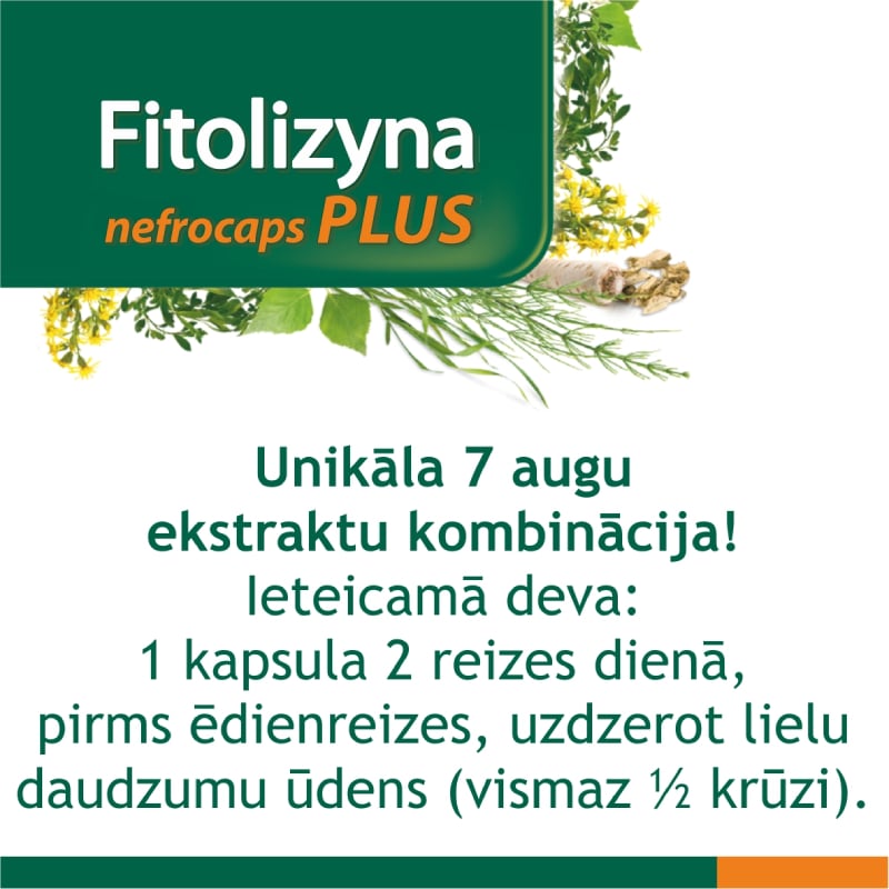 FITOLIZYNA Nefrocaps Plus kapsulas N30